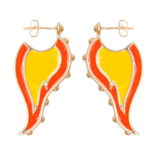 Large Flame Earrings • JIWINAIA JEWELLERY